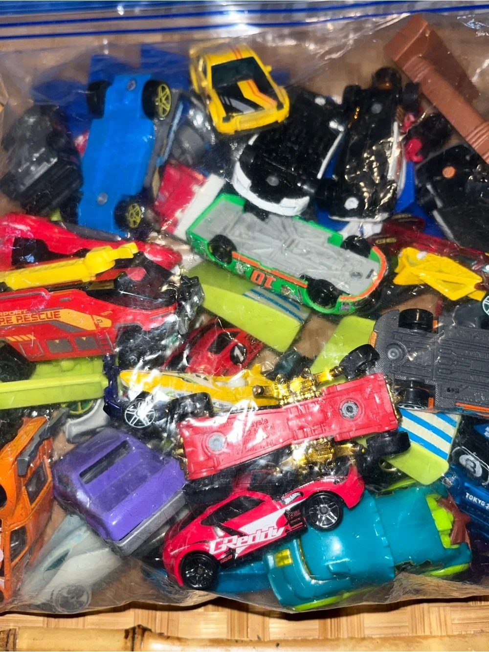 Hot wheels mystery bag